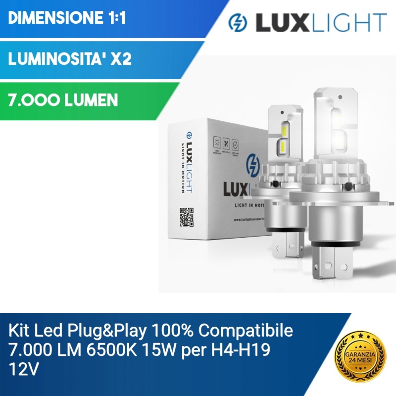 Kit Led Plug&amp;Play Pro&nbsp;<br>14.000 LM Ventola 6500K 30W<br>&nbsp;per H8/H9/H11/H16 12V
